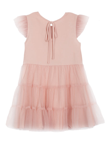 Mabel + Honey Blossoms & Blossoms Rayon Tulle Dress Girls