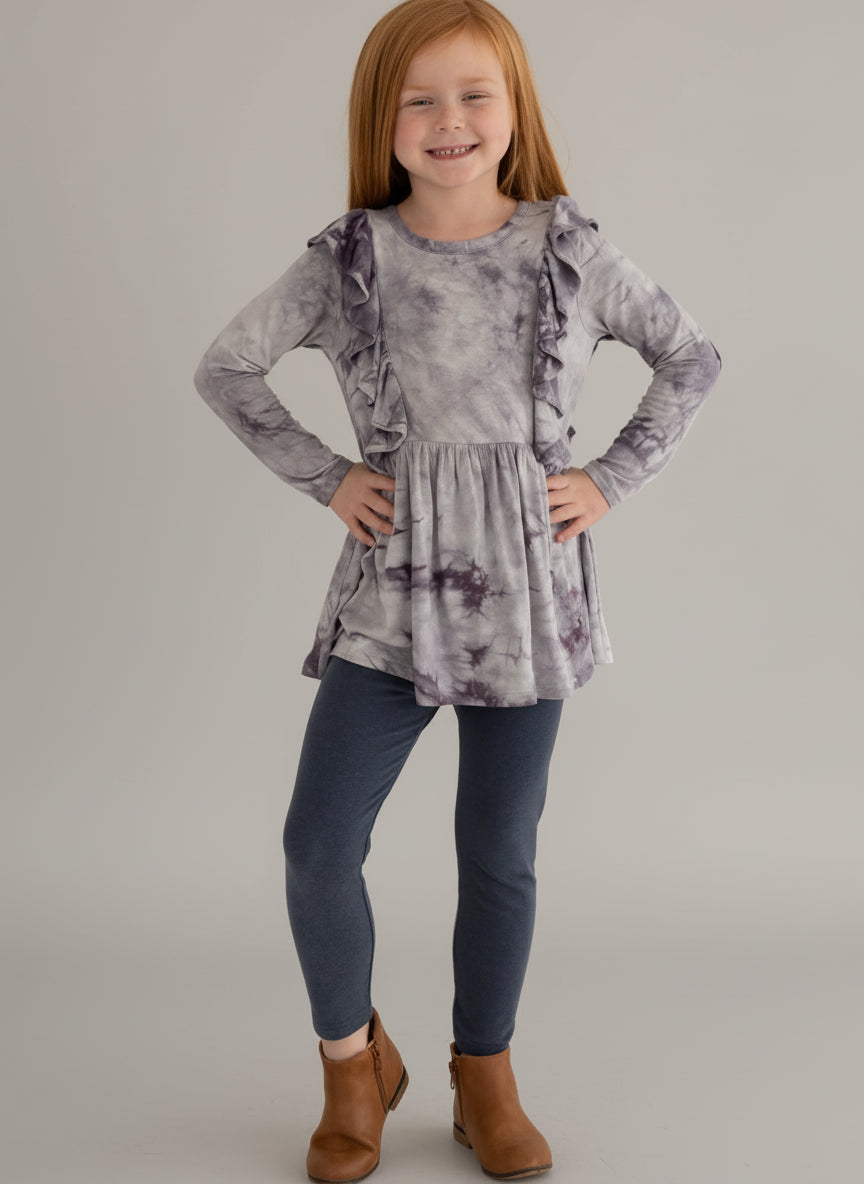 Mabel + Honey Ocean Waves Knit 2PC Set Blue