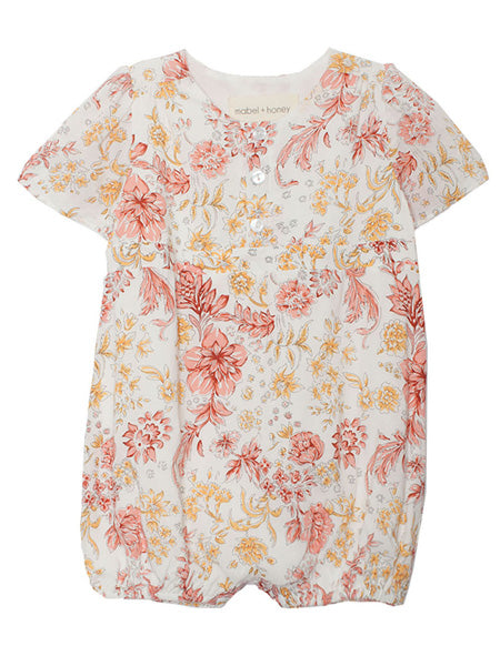 Mabel + Honey  Dainty Lady Floral Romper Baby