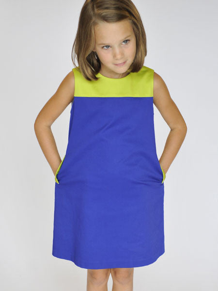 Maria Casero Color Block Shift Dress Sizes 7 & 8