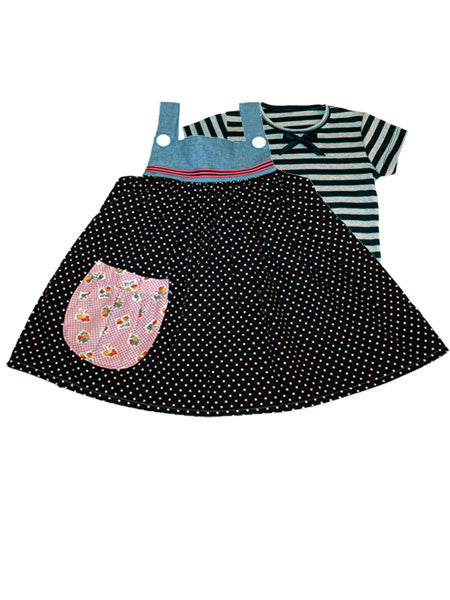 Misha Lulu Infant Girls St Germain Sundress & T Shirt Set Size 6M-12M