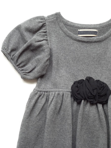 Saurette Gray Cotton Cashmere Sweater Dress llbd shop Exculsive Sizes 2-8