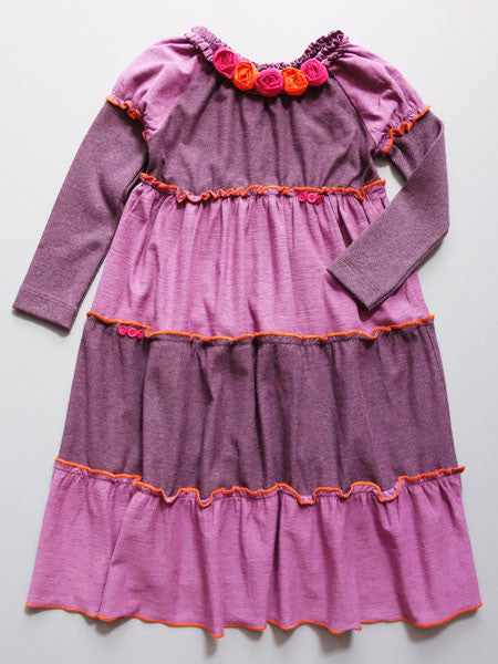 Sophie Catalou Amethyst Jersey Toddler Dress Size 2