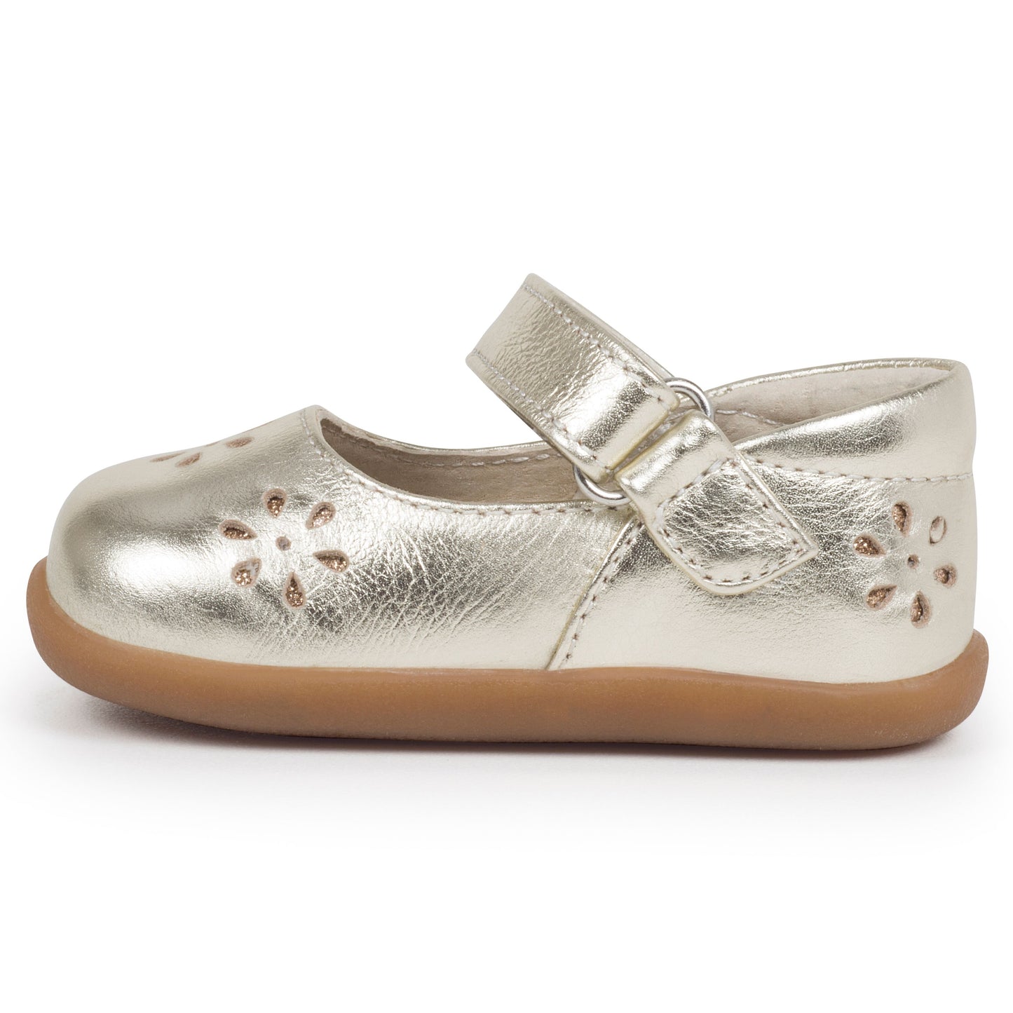 See Kai Run Ginger II Gold Toddler Girls Shoes