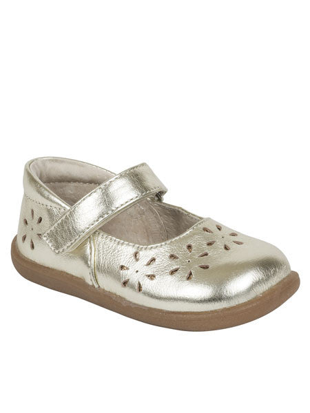 See Kai Run Ginger II Gold Toddler Girls Shoes