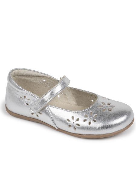 See Kai Run Ginger Silver Mary Jane Shoes Sizes 10, 11