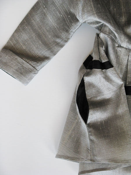 Ses Petites Mains Shantung Silk Taffeta Dress Girls 2T-6 llbd shop Exclusive