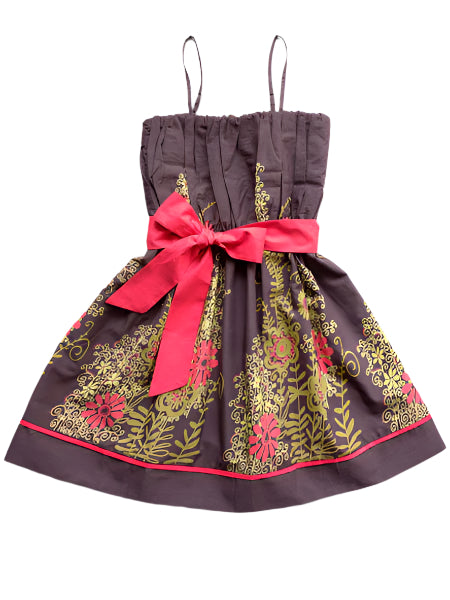 Sophie Catalou Moka Swiss Floral Print Dress Size 4