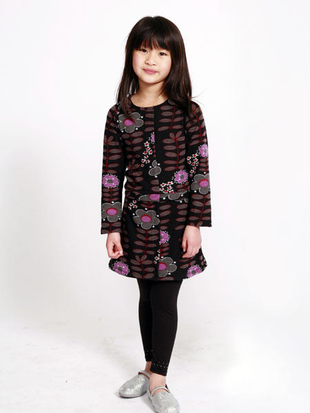 Stella Flower Print Knit Dress 2T-5