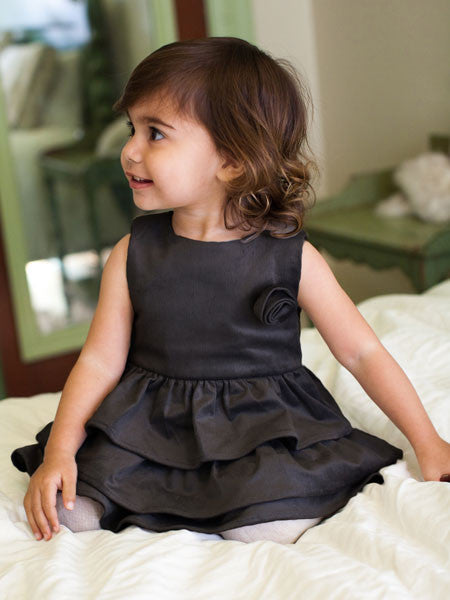 llbd shop Black Tiers Dress Sizes 2T-6Y