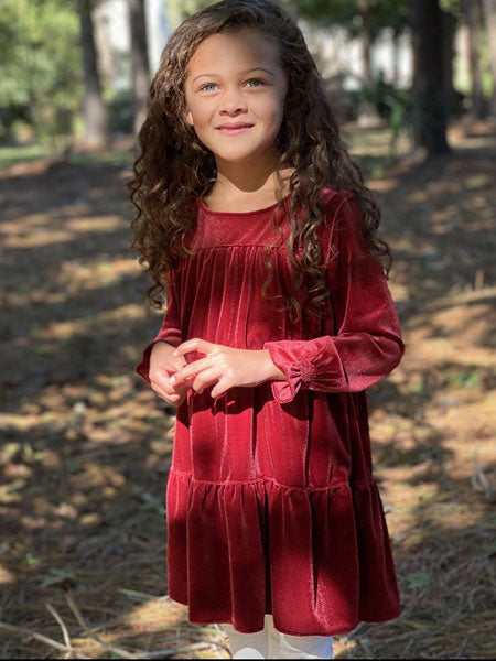 Vignette Bennett Dress in Burgundy Sizes 3,4,6