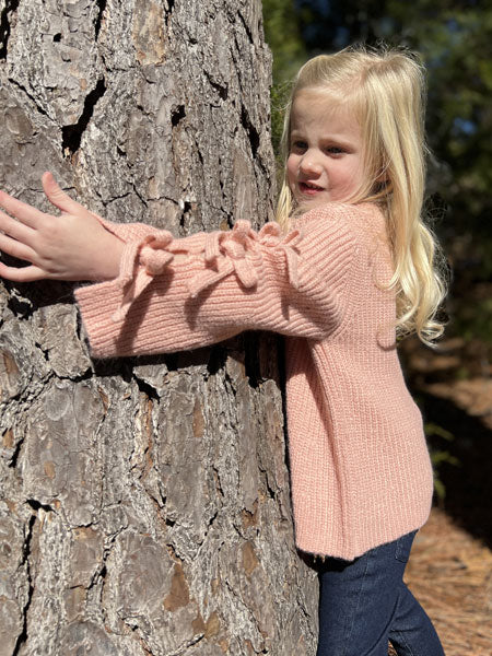 Vignette Francis Knit Sweater in Pink Girls 4-8