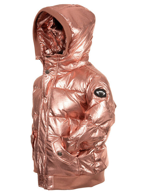 Appaman Puffy Coat Rose Gold Girls Size 7