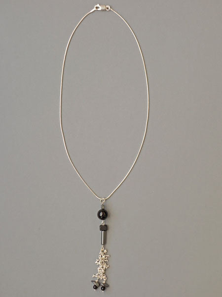 Carol Max Black Onyx Pendant Necklace