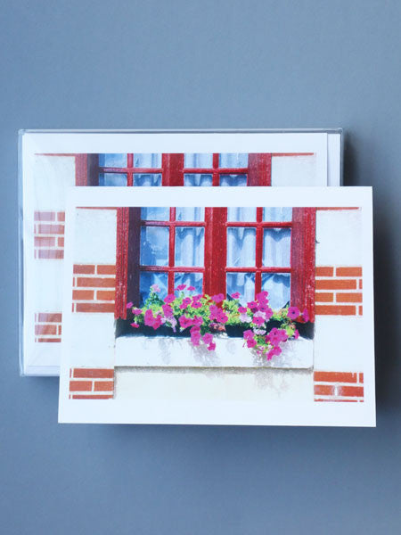 MZ & Drew Windows at Nitray Blank Notecards | Boxed Set of 8