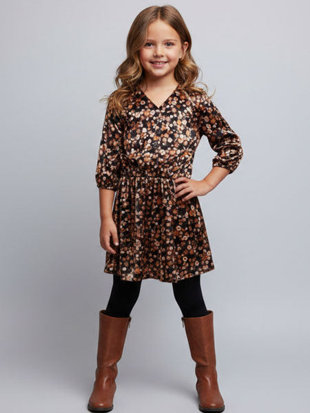 A. Bird Girls Blair Frock Velvet Dress Sizes 7 & 8