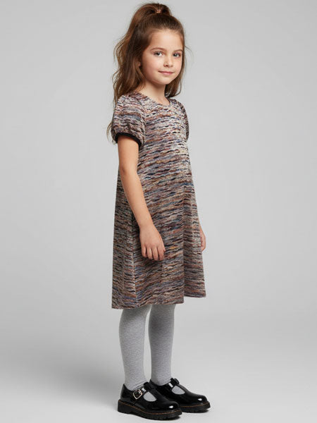 Adore La Vie Girls Textured Knit Dress Sizes 4-8