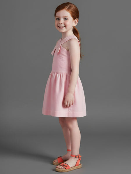 Anthem of the Ants Pink Lemonade Vintage Bow Dress Size 5