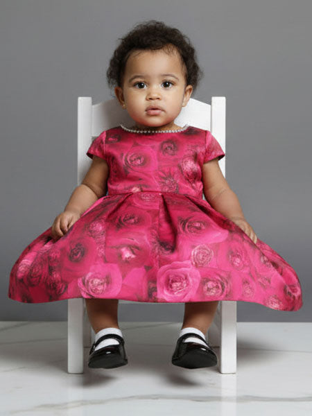 Biscotti Rose Rasphody Dress Baby Size 12M