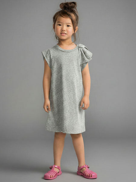 Joah Love Grey Ulla One Bow Dress Sizes 2, 3, 4, 5