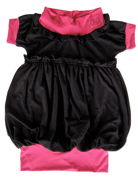 Kidcuteture Black Jersey Dress Toddler Girl