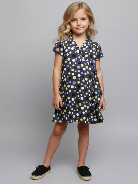 Kidcuteture Toddler & Girls Cotton Dot Print Dress