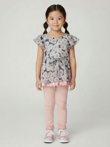 Mabel + Honey Floral 2PC Tunic Outfit Sizes 2-6