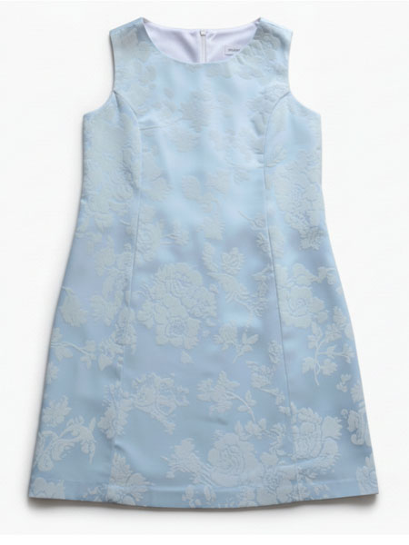 Maria Casero Flocked Jacquard Shift Dress Sizes 8, 10, 14