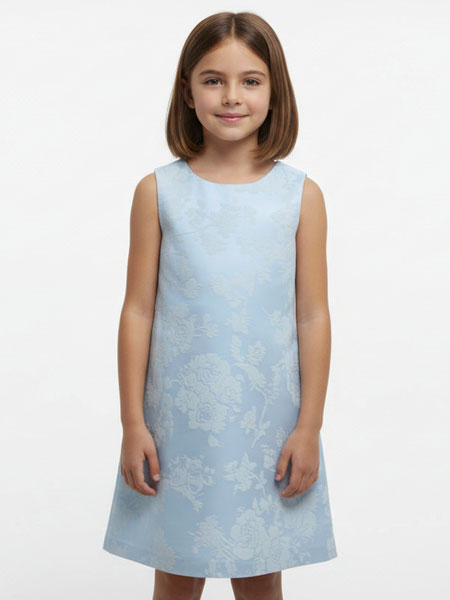 Maria Casero Flocked Jacquard Shift Dress Sizes 8, 10, 14