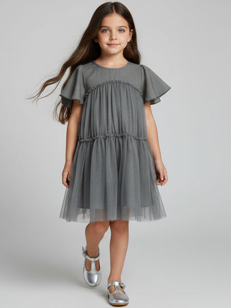 Poppet & Fox Tulle Flapper Dress Girls 4-12