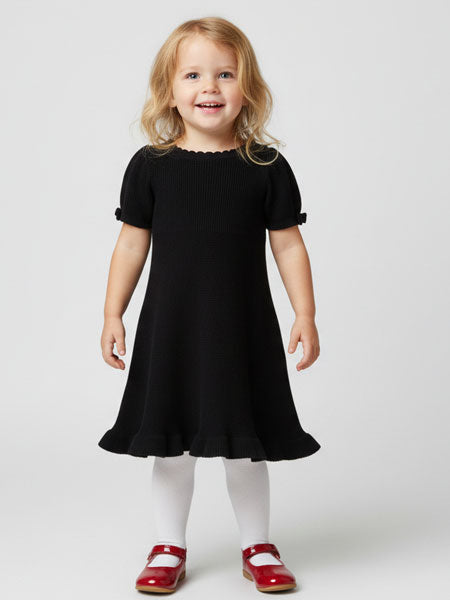 Saurette Black Sweater Dress Sizes 2-8 llbd shop Exculsive
