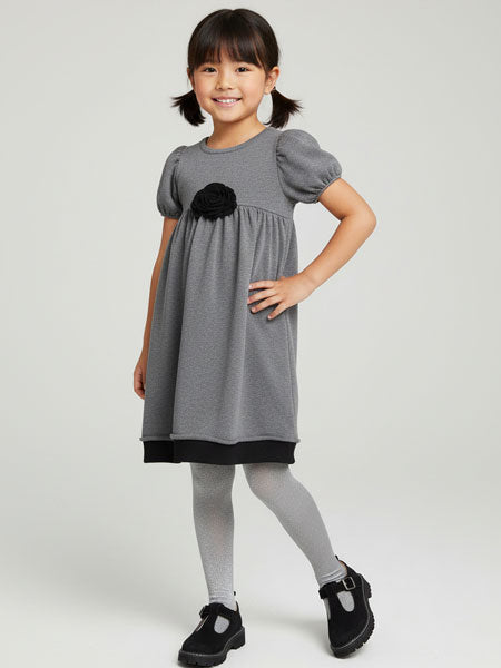 Saurette Gray Cotton Cashmere Sweater Dress llbd shop Exculsive Sizes 2-8