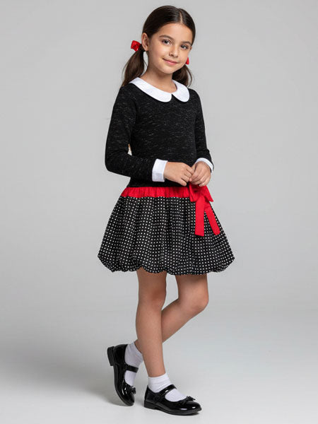 Sophie Catalou Black Brandy Drop Waist Dress Girls Sizes 3, 6