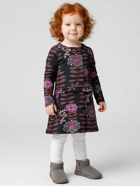 Stella Flower Print Knit Dress 2T-5