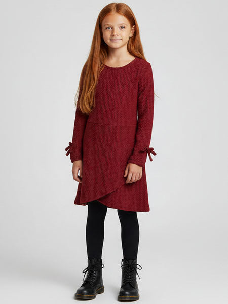 Vignette Shiloh Dress in Burgundy Sizes 3-14