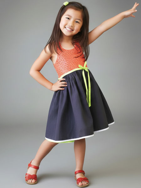 Sophie Catalou Moka Girls Sundress Sizes 4 & 5