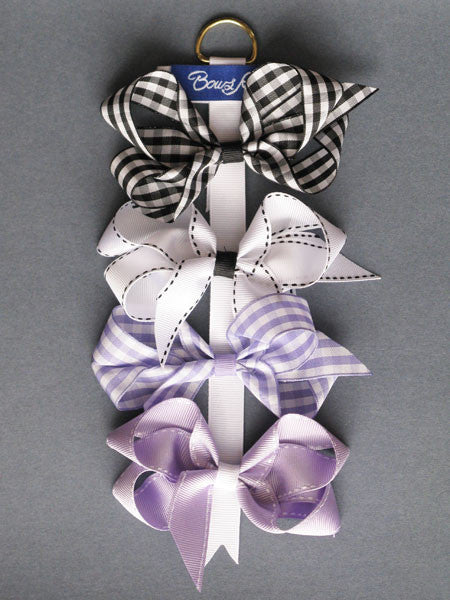 Bows Arts Hair Bows on Clippies Gift Set (4 Bows)