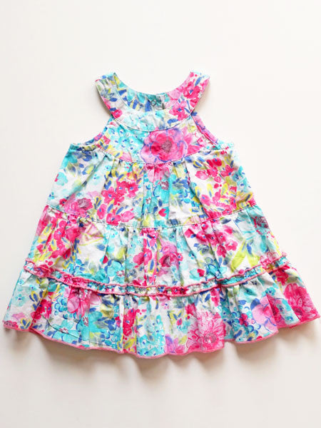 3 Pommes Little Fashion Print Dress Baby 12M, 18M