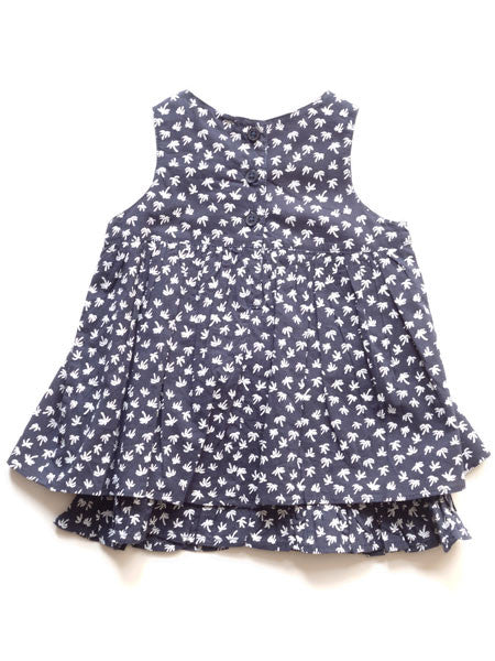 3 Pommes Wonderful Chic Navy Dress 12M, 18M, 2T