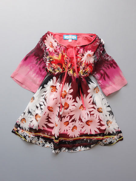 Adore La Vie Baby & Toddler Girls Daisy Print Dress Size 12M - 2T