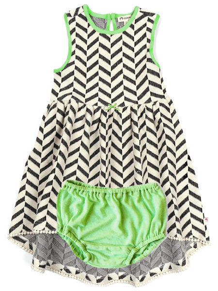 Appaman Naxios Chevron Baby Dress Set