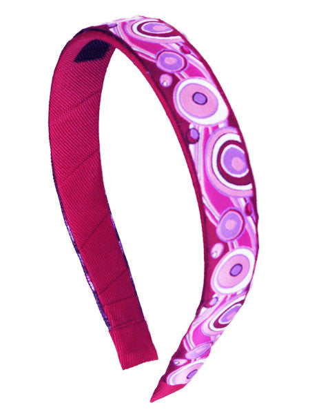 Bows Arts Purple Swirls Kaleidoscope Girls Headband