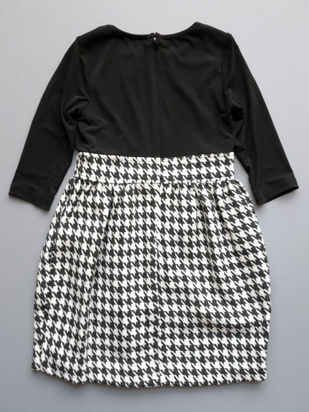 BLUSH by US Angels Girls Houndstooth Dress Size 7