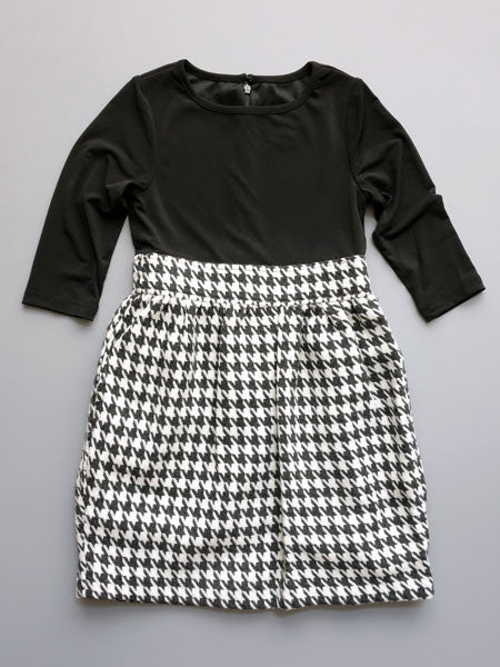 BLUSH by US Angels Girls Houndstooth Dress Size 7