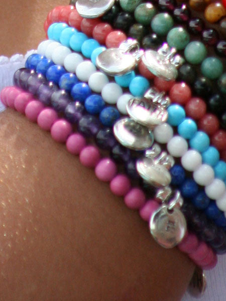 Baka Designs Inspiration Collection Natural Stone Girls Bracelets (Sold Individually)