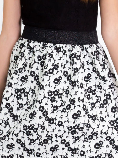 Blush Black Floral Lace Dress Girls Sizes 7, 8