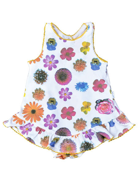 Claesen's Baby Girls Big Flower Print Dress