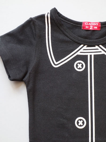 Claesen's Toddler & Little Girls Black Graphic Print Jersey Dress Size 2