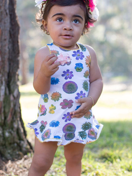 Claesen's Baby Girls Big Flower Print Dress