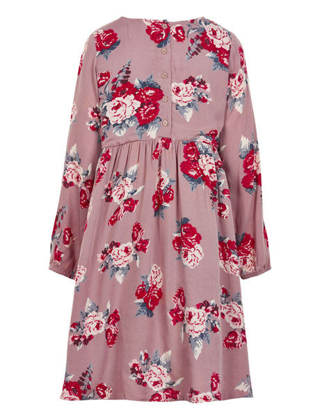 Creamie Roses Dress Deauville Mauve Little Girls